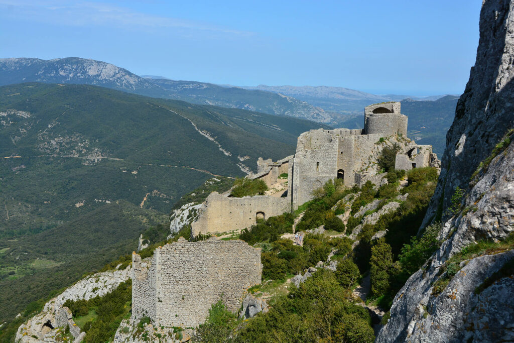 Auf der Burg Peyrepertuse