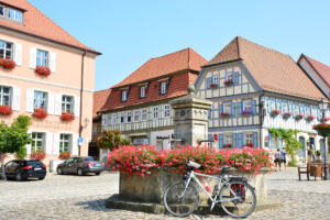 Marktplatz in Hofheim. Haßberge