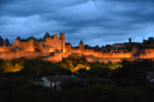 Die mächtige Burg von Carcassonne