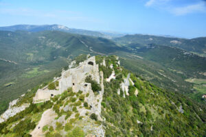 Auf der Burg Peyrepertuse 