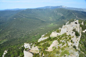 Auf der Burg Peyrepertuse 