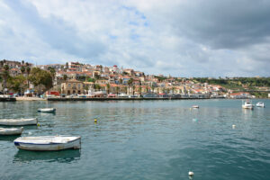 Blick auf Pylos