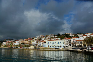 Blick auf Pylos