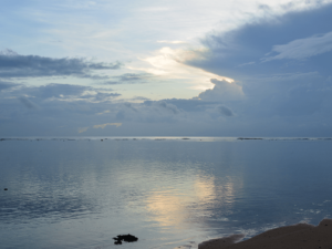 Morgenstimmung in Lossuk auf New Ireland, Papua Neuguinea