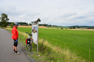 Der Brückenradweg bei Burg Thierstein