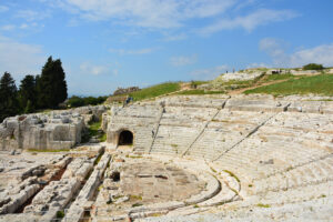 Das römische Amphitheater in der Neapolis von Sircusa