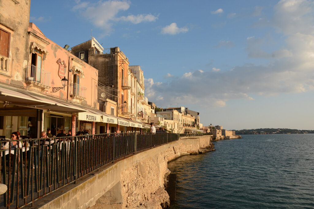 Die Insel Ortigia in Siracusa