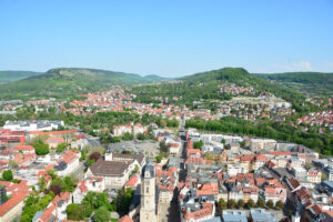 Blick auf Jena vom Landgrafen aus