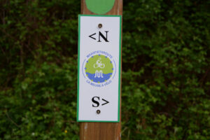 Beschilderung des Maas-Radwegs