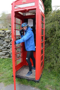 Typisch britische Telefonzelle