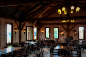 Restaurant der Straußenfarm Mhou