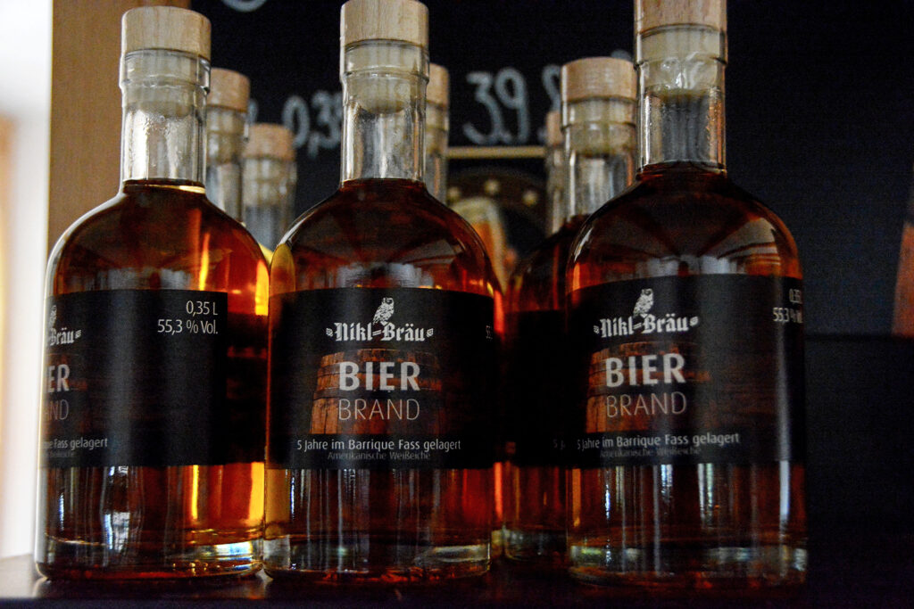 Auch Bierbrand gibt es bei der Nikl Bräu
